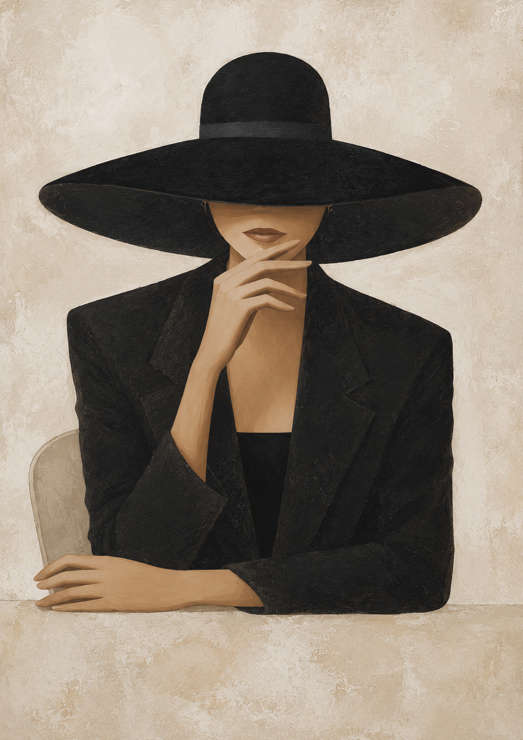 Think in Silence - Zwart