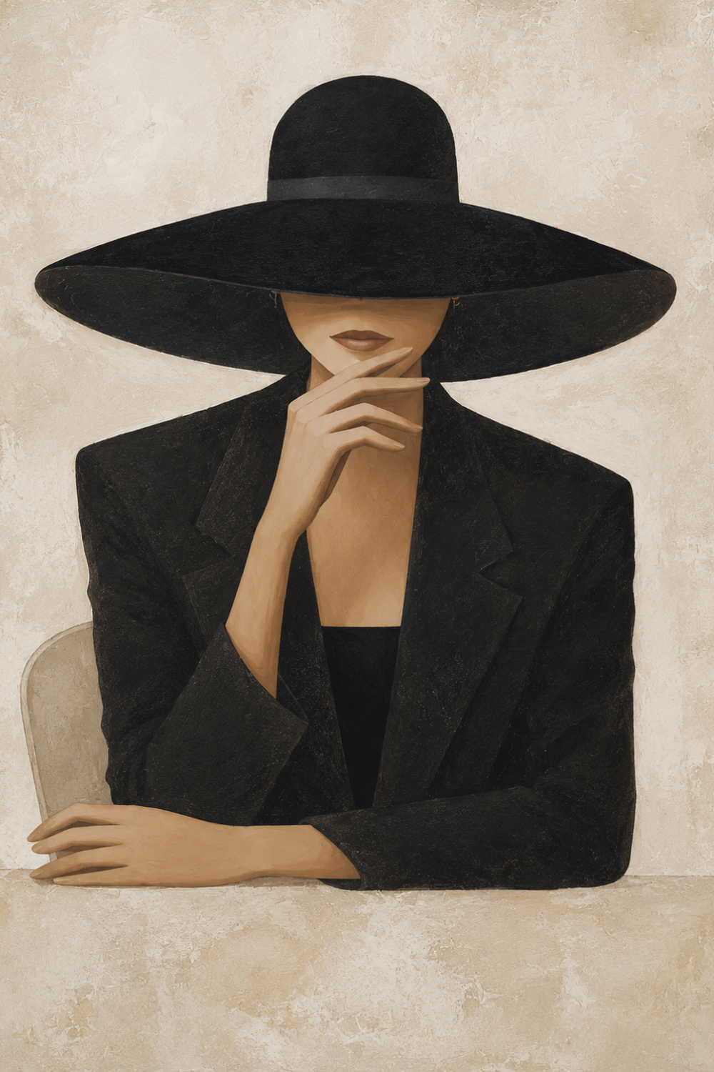 Think in Silence - Zwart
