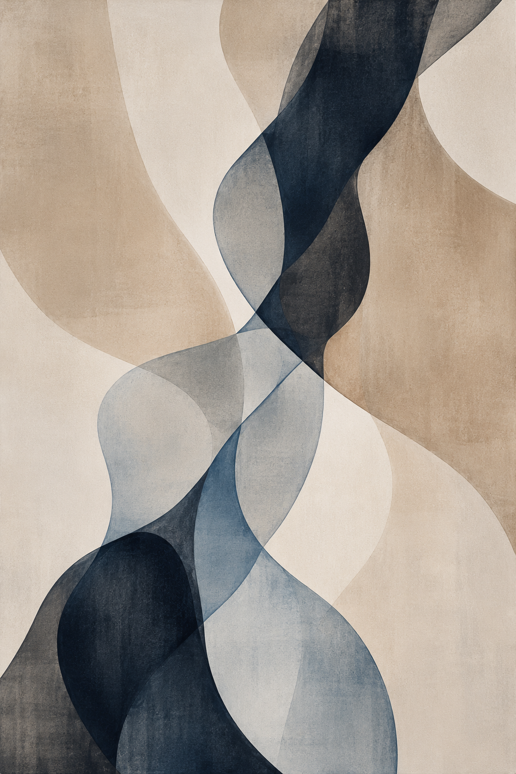 Flowing Ribbons - Vertical