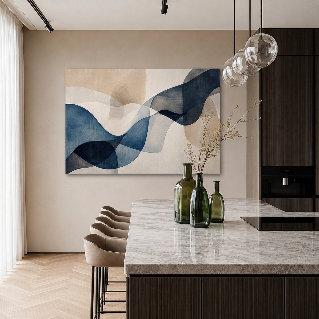 Flowing Ribbons - Horizontal